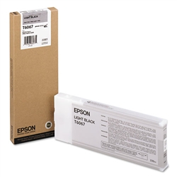 Genuine OEM Epson T606700 Light Black Inkjet Cartridge (4880 page yield)