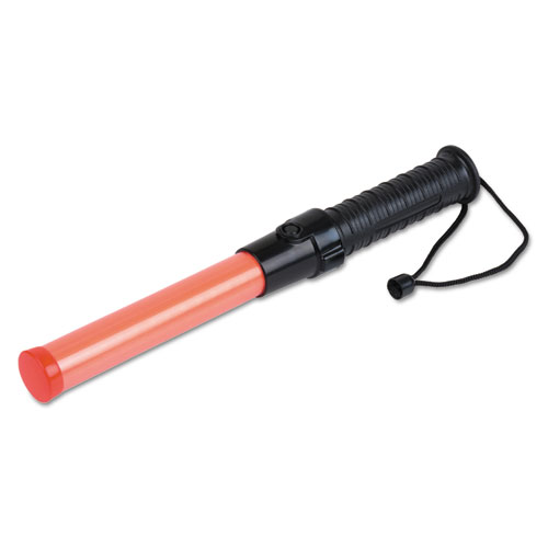 Safety Baton, LED, 1-1/2"x13-1/3", Batt Req'd, Red