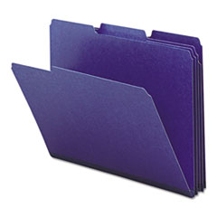Tab Folders,1"Exp,1/3 AST Cut, 9-12/"H, Letter,25/BX, D.Blue