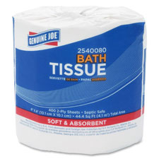 Bath Tissue, 2-Ply, 500SH/RL, 4"x3.15", 96RL/CT, WE