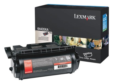 Genuine OEM Lexmark 64435XA Extra Hi-Yield Black Toner Cartridge (32000 page yield)