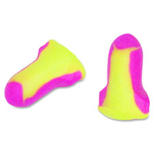 Foam Ear Plugs,Reusable,T-Shape,Uncorded,200/BX,Pink/Yellow