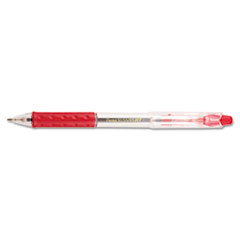 Ballpoint Pen,Retractable,Refillable,Medium Pt.,1DZ,RD Ink