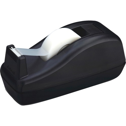 Deluxe Tape Dispenser, 1" Core Size, Up To 3/4"x1500", BK