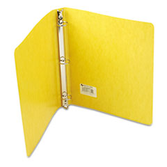 Pressboard Binder, 1" Capacity, 8-1/2"x11", Yellow