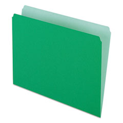 File Folder, Straight Tab Cut, Letter-Size, 100/BX, Green