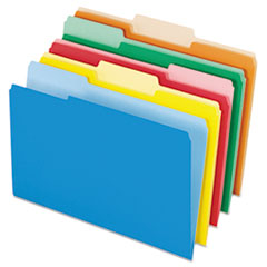 Interior File Folder,1/3 Cut Tab,9-3/16"x14-3/4",Assorted