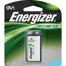 Energizer NIMH Battery, 9 Volt, 1 Ea/Pk