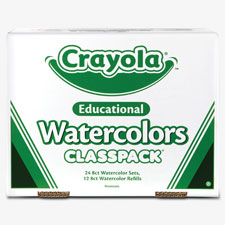 Educational Watercolors Classpack, 36/BX, Ast