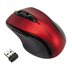 Mid-Size Wireless Mouse, Ruby Red