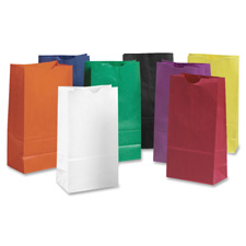 Rainbow Bags, Kraft Paper, 6"x11", 100/PK, White