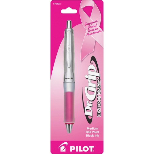 Ballpoint Pen,BCA,Retractable,Pink Barrel/ Black Ink