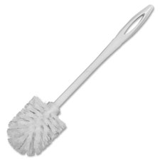 Toilet Bowl Brush, 14-1/2" L, White