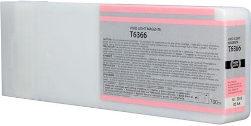 Premium Quality Light Magenta Inkjet Cartridge compatible with the Epson T636600