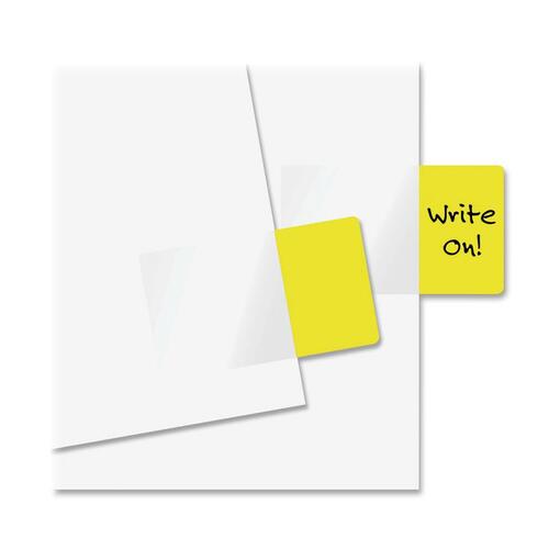 Standard Page Flag, 1-11/16"x1", 50 Flags/PK, Yellow