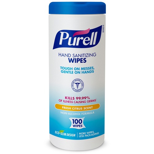Purell Sanitizing Wipes, 100 Wipes, White