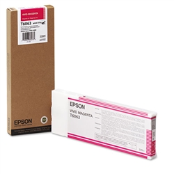 Genuine OEM Epson T606300 Vivid Magenta Inkjet Cartridge