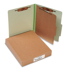 Classification Folders, 2" Exp,Letter,1 Partition,Leaf Green