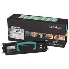 Genuine OEM Lexmark E250A11A Black Return Program Toner Cartridge