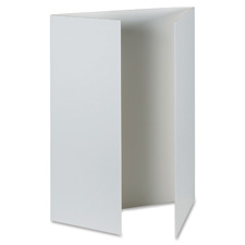 Presentation Foam Board, Tri-fold, 48"x36", 6/CT, White