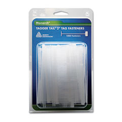 Refill Tag Fasteners, 2" Tagger Tails,1000/PK, Clear