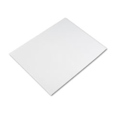Poster Board, 4-Ply, 22"x28", 2-Sided, 25/CT, White