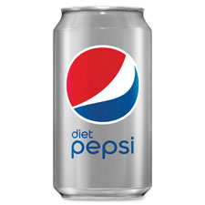 Diet Pepsi Drink, 12oz. Can, 24/CT, Silver/Blue