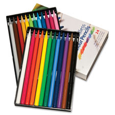 Woodless Colored Pencils, 24/PK, Assorted