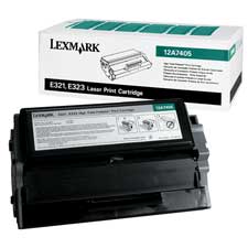 Genuine OEM Lexmark 12A7405 High Yield Black Return Program Toner Cartridge