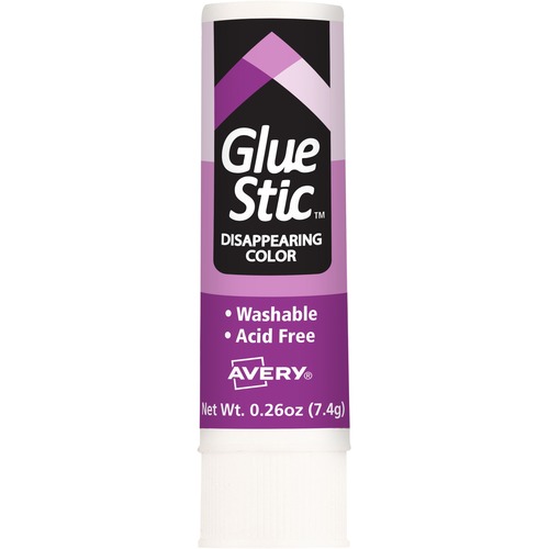 Disappearing Glue Stic, .26 oz, Permanent, Purple