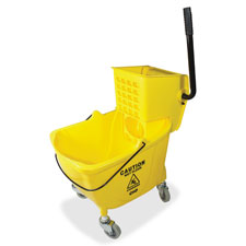 Bucket/Wringer Combo Sidepress, 16"x14"x21", Yellow