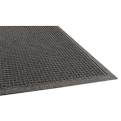 Indoor/Outdoor Wiper Mat, 24"x36", Rubber, Charcoal