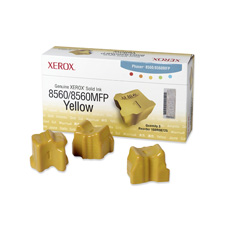 Genuine OEM Xerox 108R00725 Yellow Solid Ink Sticks (3 pk) (3400 page yield)