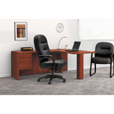 Small Office Desk, 48"x30"x29-1/2", Cognac