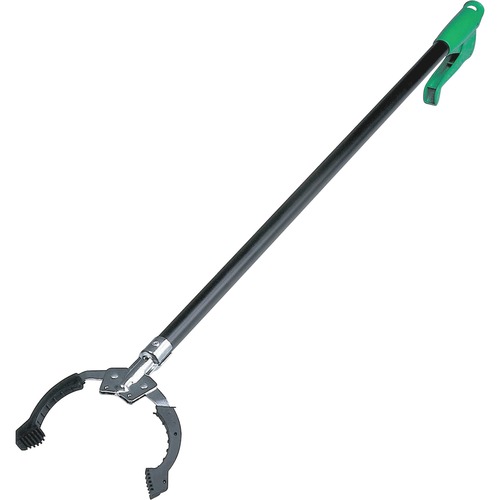 Nifty Nabber Pro, 36", Steel and Rubber Fingers, Black/Green