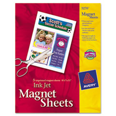 Magnet Sheets, Printable, Inkjet, 8-1/2"x11", 5/BX, Matte WE