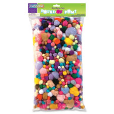 Pound of Poms, Approx 1200/ PK, Assorted