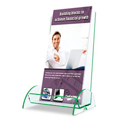 Document Holder,leaflet-size,4-1/2/"x3-3/4"x8",Clear