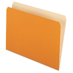 File Folder, Straight Tab Cut, Letter-Size, 100/BX, Orange