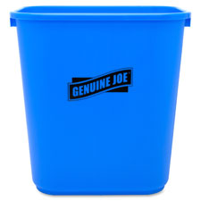 Recycling Wastebasket, 28-1/2 Quart, 14-1/2"x10-1/2"x15", BE