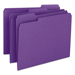 File Folder,1/3 AST 1-Ply Tab,Letter,100/BX,Purple