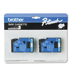 Tape Cartridge, 1/2" Size, Blue/White