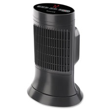 Digital Ceramic Compact Tower Heater, 8"x6"x12-4/5", BK