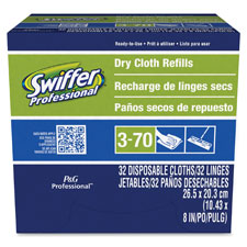 Sweeper Refill Dry Cloths, 32/BX