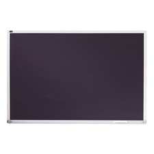 Chalk Board, Porecelain, Aluminum Frame, 4'x6', Black