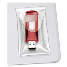 USB Pocket, 2"x3-7/16", Clear