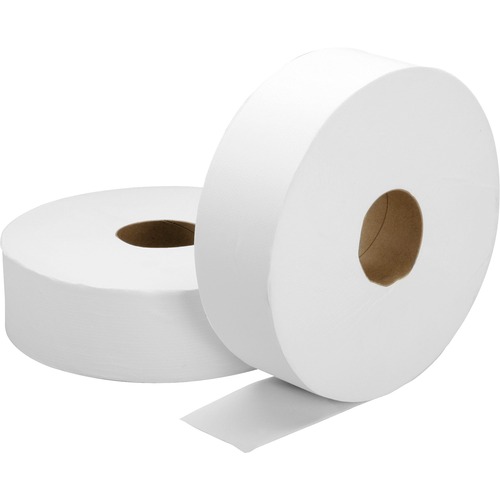 Toilet Tissue, Jumbo Roll, 2-Ply, 3.7"x2000', 6RL/BX, White