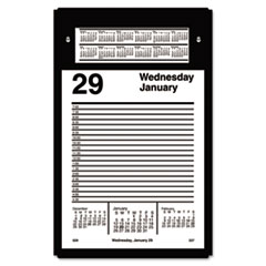 Daily Desk Calendar Refill, F/ E58 Base, Jan-Dec, 5"x8"
