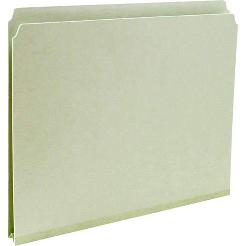 Tab Folders,1"Exp,Straight Cut,9-1/2"H,Letter,25/BX,Gray GN
