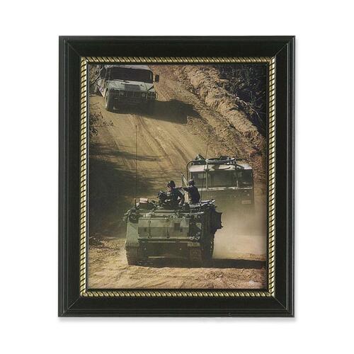 Picture Frame, Army, 8-1/2"x11", Black